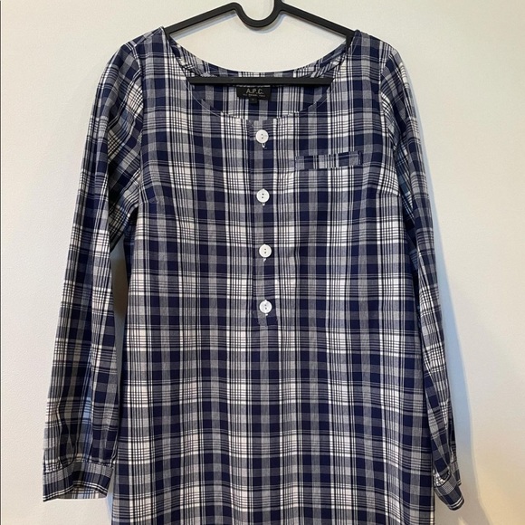 A.P.C. Dresses & Skirts - A.P.C. plaid dress